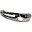 2005 Dodge Ram 1500 - 5-Piece Kit Front Bumper, Chrome, Standard Cab Pickup, Includes (1) Bumper, (2) Fog Light, and (2) Valance