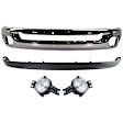 4-Piece Kit, Front Bumper, Chrome, Includes (1) Bumper, (2) Fog Light, and (1) Valance