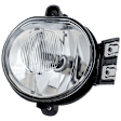 5-Piece Kit, Front Bumper, Chrome, Includes (1) Bumper, (2) Fog Light, and (2) Fog Light Trim