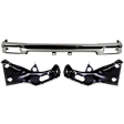 1989 Toyota Pickup - 3-Piece Kit Front Bumper, RWD, Chrome, Includes (1) Bumper and (2) Bumper Bracket