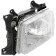 5-Piece Kit Driver and Passenger Side Halogen Headlight, Includes (2) Corner Light, (1) Grille Assembly, and (2) Headlight