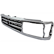 5-Piece Kit Driver and Passenger Side Halogen Headlight, Includes (2) Corner Light, (1) Grille Assembly, and (2) Headlight