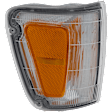 5-Piece Kit Driver and Passenger Side Halogen Headlight, Includes (2) Corner Light, (1) Grille Assembly, and (2) Headlight