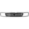 5-Piece Kit Driver and Passenger Side Halogen Headlight, Includes (2) Corner Light, (1) Grille Assembly, and (2) Headlight