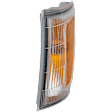 5-Piece Kit Driver and Passenger Side Halogen Headlight, Includes (2) Corner Light, (1) Grille Assembly, and (2) Headlight