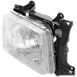 5-Piece Kit Driver and Passenger Side Halogen Headlight, Includes (2) Corner Light, (1) Grille Assembly, and (2) Headlight