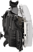1995 Toyota T100 - 3-Piece Kit Driver and Passenger Side Halogen Headlight, With bulb(s), OE Replacement,  Includes (1) Grille Assembly and (2) Headlight
