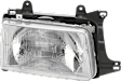 1995 Toyota T100 - 3-Piece Kit Driver and Passenger Side Halogen Headlight, With bulb(s), OE Replacement,  Includes (1) Grille Assembly and (2) Headlight