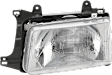 1995 Toyota T100 - 3-Piece Kit Driver and Passenger Side Halogen Headlight, With bulb(s), OE Replacement,  Includes (1) Grille Assembly and (2) Headlight