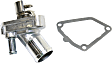 2006-2009 Infiniti G35 - 2-Piece Kit Water Pump, New, Includes (1) Thermostat and (1) Water Pump