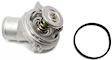 2004 Mercedes Benz C240 Base - 2-Piece Kit Water Pump, GAS, With Engine Oil Cooler, New, 2.6L 6Cyl,  Includes (1) Water Outlet, (1) Water Pump