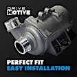 2004 Mercedes Benz C240 Base - 2-Piece Kit Water Pump, GAS, With Engine Oil Cooler, New, 2.6L 6Cyl,  Includes (1) Water Outlet, (1) Water Pump