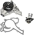 2010-2012 Mercedes Benz GLK350 - 2-Piece Kit Water Pump, New, Includes (1) Water Outlet and (1) Water Pump