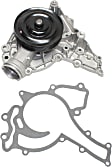 2010-2012 Mercedes Benz GLK350 - 2-Piece Kit Water Pump, New, Includes (1) Water Outlet and (1) Water Pump
