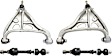 4-Piece Kit Front, Driver and Passenger Side, Lower Control Arm Kit, Includes (2) Control Arm and (2) Sway Bar Link