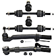 6-Piece Kit Front, Driver and Passenger Side Suspension Kit, Includes (2) Ball Joint, (2) Tie Rod End and (2) Sway Bar Link