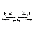 10-Piece Kit Front, Driver and Passenger Side Suspension Kit, Includes (4) Ball Joint, (4) Tie Rod End and (2) Sway Bar Link
