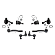8-Piece Kit Front, Driver and Passenger Side Suspension Kit, Includes (4) Ball Joint, (2) Tie Rod End and (2) Sway Bar Link