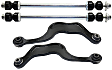 4-Piece Kit Rear, Driver and Passenger Side, Upper Control Arm Kit, Includes (2) Control Arm and (2) Sway Bar Link