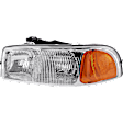 4-Piece Kit, Driver and Passenger Side Halogen Headlight, With bulb(s), OE Replacement, Includes (2) Headlight and (2) Fog Light