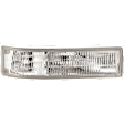 2000 GMC Safari - 4-Piece Kit Driver and Passenger Side Halogen Headlight, With bulb(s), OE Replacement,  Includes (2) Headlight and (2) Parking Light