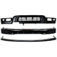 2000 Toyota 4Runner - 3-Piece Kit Front Bumper, For Models With Sport Package and Fender Flare Holes, Painted Black, Sport Utility, Includes (1) Bumper, (1) Bumper Trim, and (1) Valance