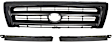 3-Piece Kit Grille Painted Black, Includes (2) Bumper Filler and (1) Grille Assembly