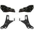 4-Piece Kit Bumper Retainer, Includes (2) Bumper Retainer and (2) Bumper Reinforcement Bracket