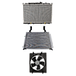 2003 Acura MDX - 3-Piece Kit A/C Condenser, 3.5L 6Cyl,  Includes (1) A/C Condenser, (1) Cooling Fan Assembly, and (1) Radiator