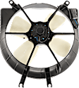 1996 Honda Civic - 3-Piece Kit A/C Condenser, 1.6L 4Cyl,  Includes (1) A/C Condenser, (1) Cooling Fan Assembly, and (1) Radiator