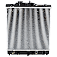 1996 Honda Civic - 3-Piece Kit A/C Condenser, 1.6L 4Cyl,  Includes (1) A/C Condenser, (1) Cooling Fan Assembly, and (1) Radiator