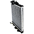 1996 Honda Civic - 3-Piece Kit A/C Condenser, 1.6L 4Cyl,  Includes (1) A/C Condenser, (1) Cooling Fan Assembly, and (1) Radiator