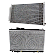 2-Piece Kit A/C Condenser, includes (1) A/C Condenser and (1) Radiator, 1.5L Eng., 4 Cyl.