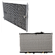 2-Piece Kit A/C Condenser, includes (1) A/C Condenser and (1) Radiator, 2.2L Eng., 4 Cyl., (CL 98-99, 2.3L Eng.)