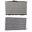 2002 Acura TL - 2-Piece Kit A/C Condenser, For Models Without Sensor Port, 3.2L 6Cyl,  Includes (1) A/C Condenser and (1) Radiator
