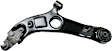 6-Piece Kit Front, Driver and Passenger Side, Lower Control Arm, includes (4)Tie Rod End and (2)Control Arm