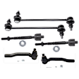 6-Piece Kit Front Sway Bar Link, Includes (4)Tie Rod End and (2)Sway Bar Link