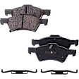2-Wheel Set Front, Driver and Passenger Side Wheel Hub, 5 Lugs, With Bearing, includes (2) Brake Disc, (1) Brake Pad Set, and (2) Wheel Hub