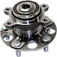 2-Wheel Set Rear, Driver and Passenger Side Wheel Hub, 5 Lugs, With Bearing, Includes (2) Sway Bar Link and (2) Wheel Hub