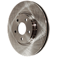 2012 Chevrolet Malibu LT - 2-Wheel Set Front Wheel Hub, 4-Wheel ABS, 5 Lugs, With Bearing, With Sensor,  Includes (2) Disc, (1) Pad Set, and (2) Wheel Hub