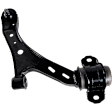 4-Piece Kit Front, Driver and Passenger Side Fully Loaded Strut, includes (2) Control Arm and (2) Loaded Strut