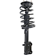 4-Piece Kit Front, Driver and Passenger Side Fully Loaded Strut, includes (2) Control Arm and (2) Loaded Strut