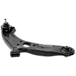4-Piece Kit Front, Driver and Passenger Side, Lower Control Arm, includes (2)Control Arm and (2)Sway Bar Link