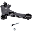 4-Piece Kit Front, Driver and Passenger Side, Lower Control Arm, includes (2)Control Arm and (2)Sway Bar Link