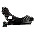 4-Piece Kit Front, Driver and Passenger Side, Lower Control Arm, includes (2)Control Arm and (2)Sway Bar Link