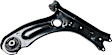 4-Piece Kit Front, Driver and Passenger Side, Lower Control Arm, includes (2)Control Arm and (2)Sway Bar Link