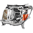 2005-2011 Toyota Tacoma - 4-Piece Kit Driver and Passenger Side Halogen Headlight, For Models Without Sport Package, Includes (2)Headlight and (2)Fog Light