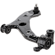 8-Piece Kit Front, Driver and Passenger Side, Lower Control Arm, includes (4)Tie Rod End, (2)Control Arm, and (2)Sway Bar Link