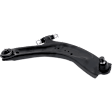 8-Piece Kit Front, Driver and Passenger Side, Lower Control Arm, includes (4)Tie Rod End, (2)Control Arm, and (2)Sway Bar Link
