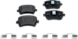 2-Wheel Set Rear Brake Disc and Pad Kit, Plain Surface 5 Lugs 286 mm, Includes (2) Disc and (1) Pad Set